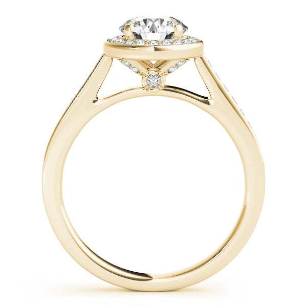 Round Halo Diamond Engagement Ring · 1.83 ct tw