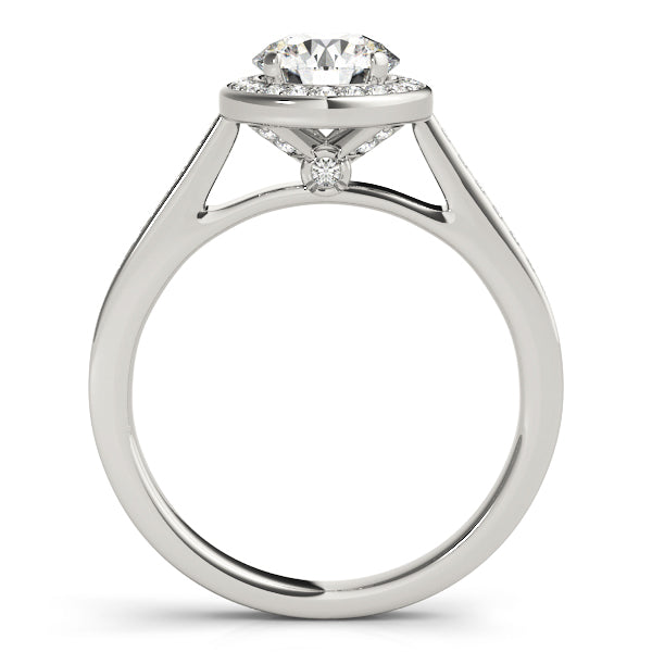 Round Halo Diamond Engagement Ring · 2.38 ct tw