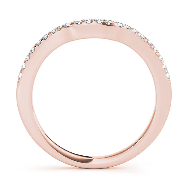 Curved Diamond Wedding Band · 0.18 ct tw