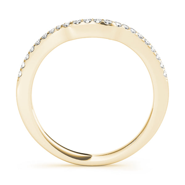 Curved Diamond Wedding Band · 0.20 ct tw