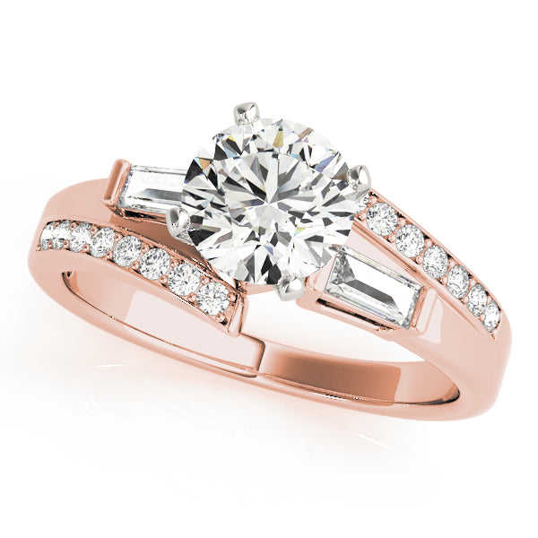Baguette Fancy Shape Diamond Engagement Ring · 0.30 ct tw