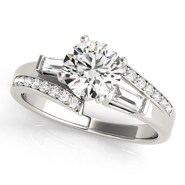 Baguette Fancy Shape Diamond Engagement Ring · 0.30 ct tw