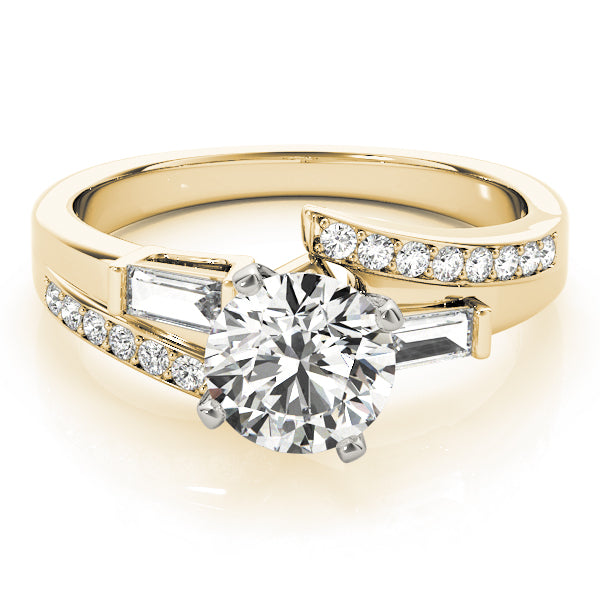 Baguette Fancy Shape Diamond Engagement Ring · 0.30 ct tw