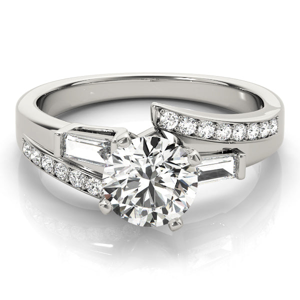 Baguette Fancy Shape Diamond Engagement Ring · 0.30 ct tw