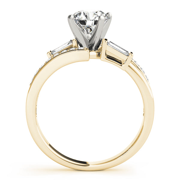 Baguette Fancy Shape Diamond Engagement Ring · 0.30 ct tw