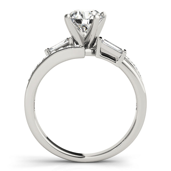 Baguette Fancy Shape Diamond Engagement Ring · 0.30 ct tw