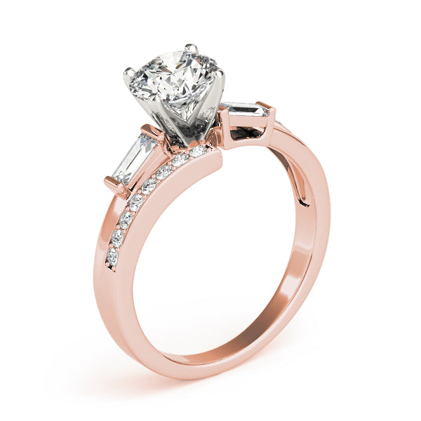 Baguette Fancy Shape Diamond Engagement Ring · 0.30 ct tw