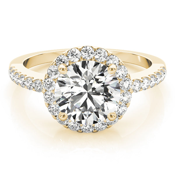 Round Halo Diamond Engagement Ring · 2.35 ct tw