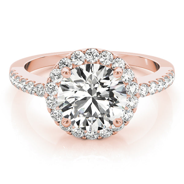 Round Halo Diamond Engagement Ring · 2.35 ct tw