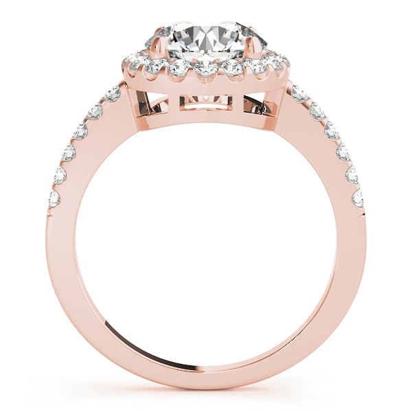 Round Halo Diamond Engagement Ring · 2.35 ct tw