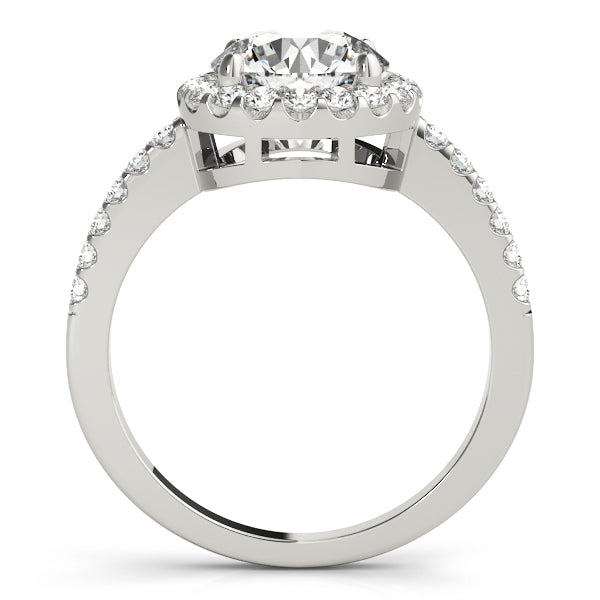 Round Halo Diamond Engagement Ring · 2.35 ct tw
