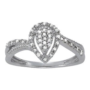 Diamond Cluster Fashion Ring · 0.26 ct tw