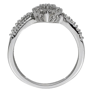 Diamond Cluster Fashion Ring · 0.26 ct tw