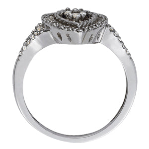 Diamond Cluster Fashion Ring · 0.26 ct tw