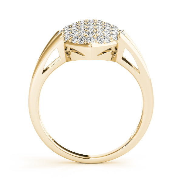 Diamond Cluster Fashion Ring · 0.54 ct tw