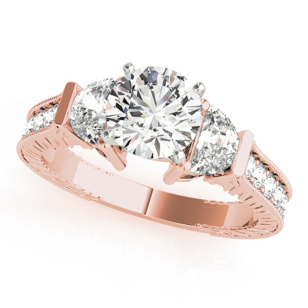Fancy Shape Diamond Engagement Ring · 0.90 ct tw