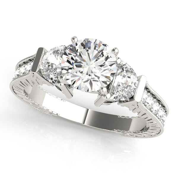 Fancy Shape Diamond Engagement Ring · 0.90 ct tw