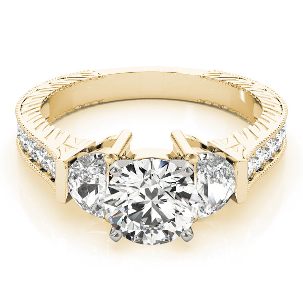 Fancy Shape Diamond Engagement Ring · 0.90 ct tw