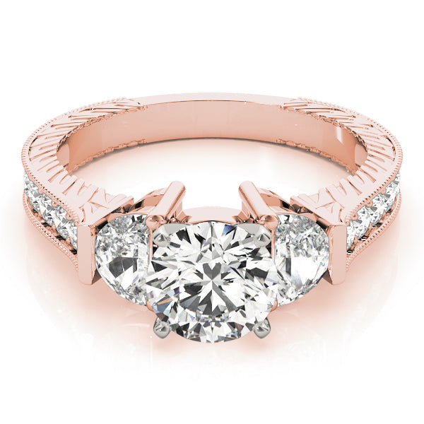 Fancy Shape Diamond Engagement Ring · 0.90 ct tw