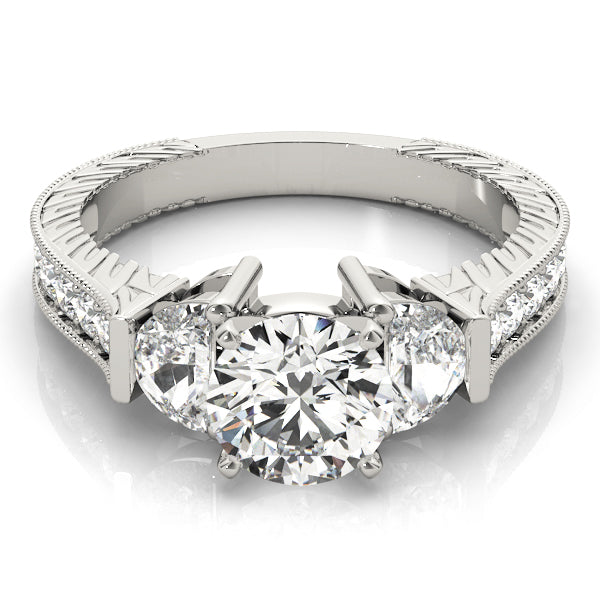 Fancy Shape Diamond Engagement Ring · 0.90 ct tw