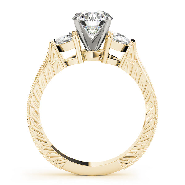 Fancy Shape Diamond Engagement Ring · 0.90 ct tw