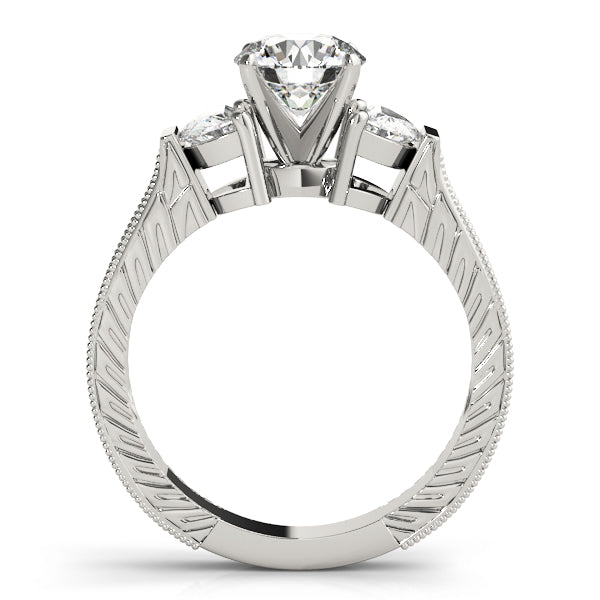 Fancy Shape Diamond Engagement Ring · 0.90 ct tw