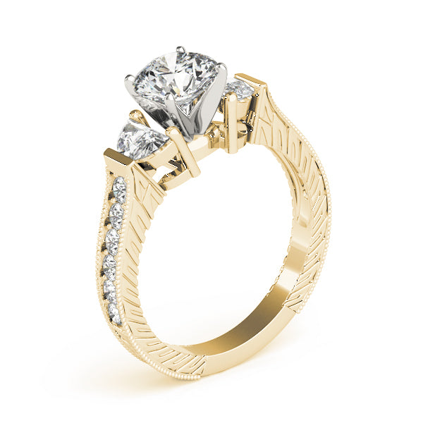 Fancy Shape Diamond Engagement Ring · 0.90 ct tw