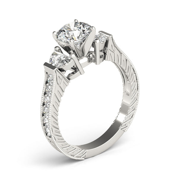 Fancy Shape Diamond Engagement Ring · 0.90 ct tw