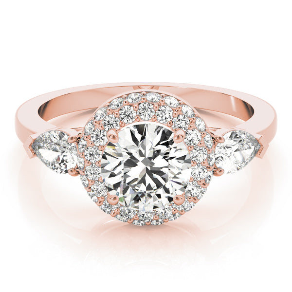 Round Halo Diamond Engagement Ring · 1.75 ct tw