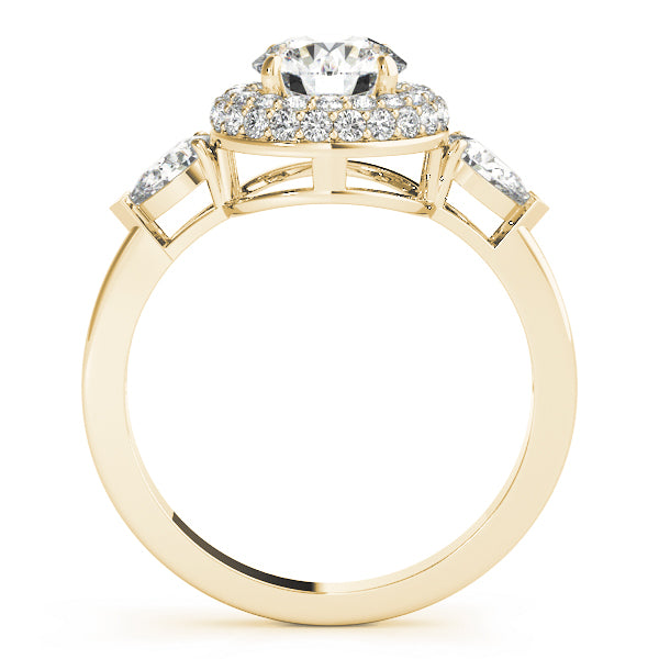 Round Halo Diamond Engagement Ring · 1.75 ct tw