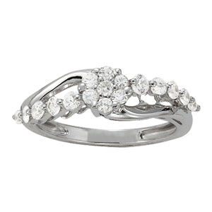 Diamond Cluster Fashion Ring · 0.52 ct tw