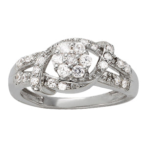 Diamond Cluster Fashion Ring · 0.43 ct tw