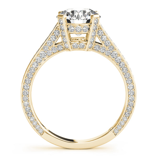 Round Antique Diamond Engagement Ring · 2.77 ct tw