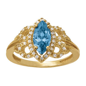 Marquise Gemstone Fashion Ring · 0.19 ct tw