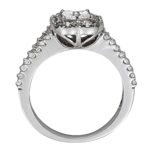 Diamond Cluster Fashion Ring · 0.88 ct tw
