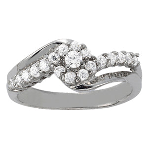 Diamond Cluster Fashion Ring · 0.52 ct tw