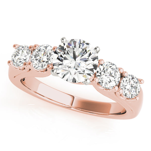Single Row Prong Set Diamond Engagement Ring · 0.80 ct tw