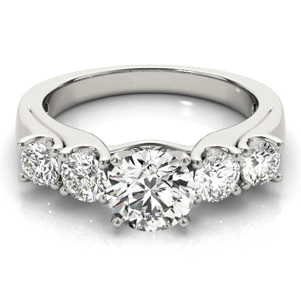 Single Row Prong Set Diamond Engagement Ring · 0.80 ct tw