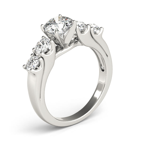 Single Row Prong Set Diamond Engagement Ring · 0.80 ct tw