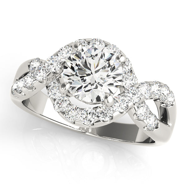 Round Multi-Row Diamond Engagement Ring · 1.98 ct tw