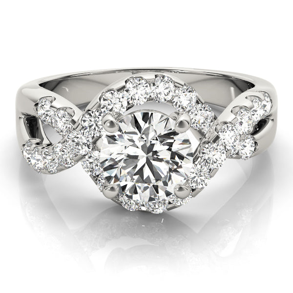 Round Multi-Row Diamond Engagement Ring · 1.98 ct tw