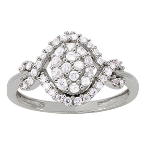 Diamond Cluster Fashion Ring · 0.47 ct tw