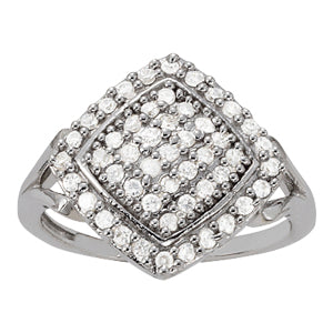 Diamond Cluster Fashion Ring · 0.49 ct tw