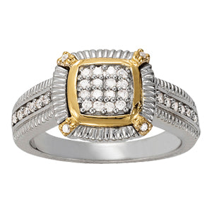 Diamond Cluster Fashion Ring · 0.25 ct tw