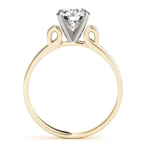 Single Row Prong Set Diamond Engagement Ring · 0.11 ct tw