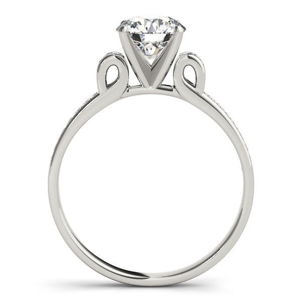 Single Row Prong Set Diamond Engagement Ring · 0.11 ct tw