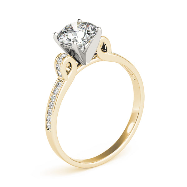 Single Row Prong Set Diamond Engagement Ring · 0.11 ct tw