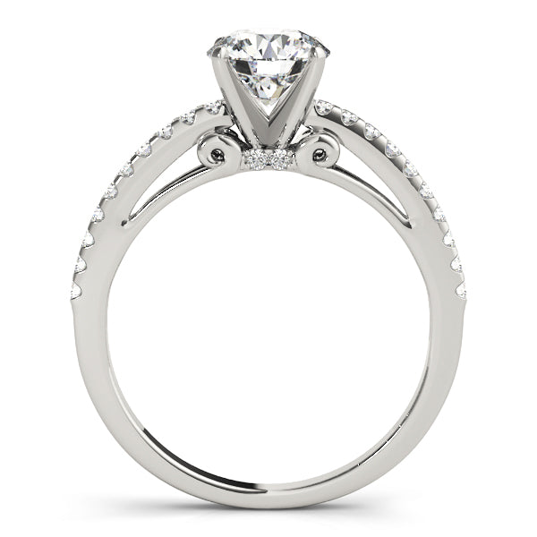 Single Row Prong Set Diamond Engagement Ring · 0.18 ct tw