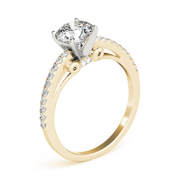 Single Row Prong Set Diamond Engagement Ring · 0.18 ct tw