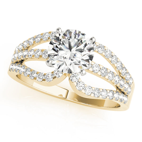 Multi-Row Diamond Engagement Ring · 0.52 ct tw